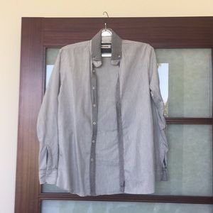Uni sex blouse light Grey, cotton